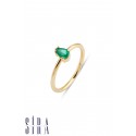 Emerald Yüzük - Rose