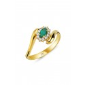 Anturaj Emerald Ring - Yellow Gold