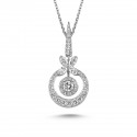 Piece Marquise Necklace - White Gold