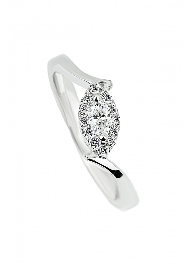 Marquise Ring - White Gold