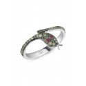 Snake Ring - White Gold