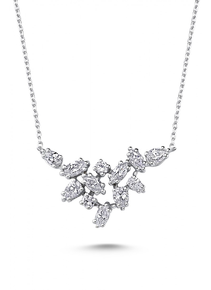 Nyks Necklace - White Gold