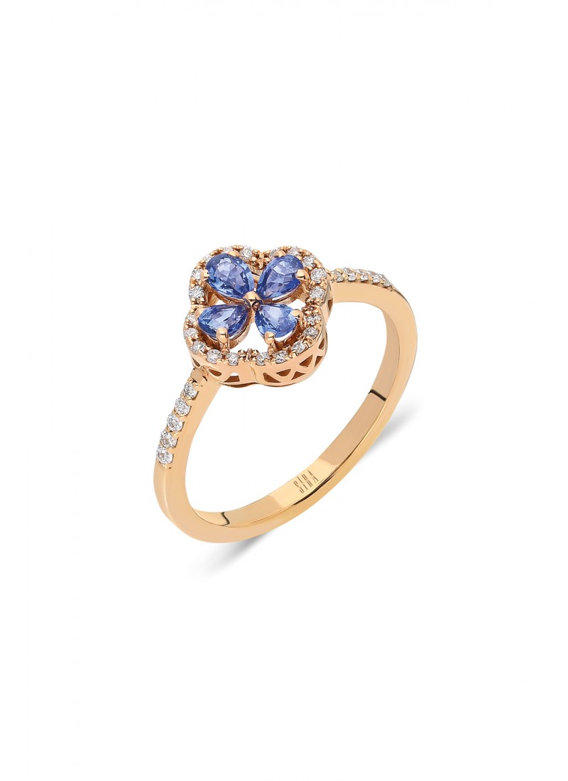 Clover Ring - Rose