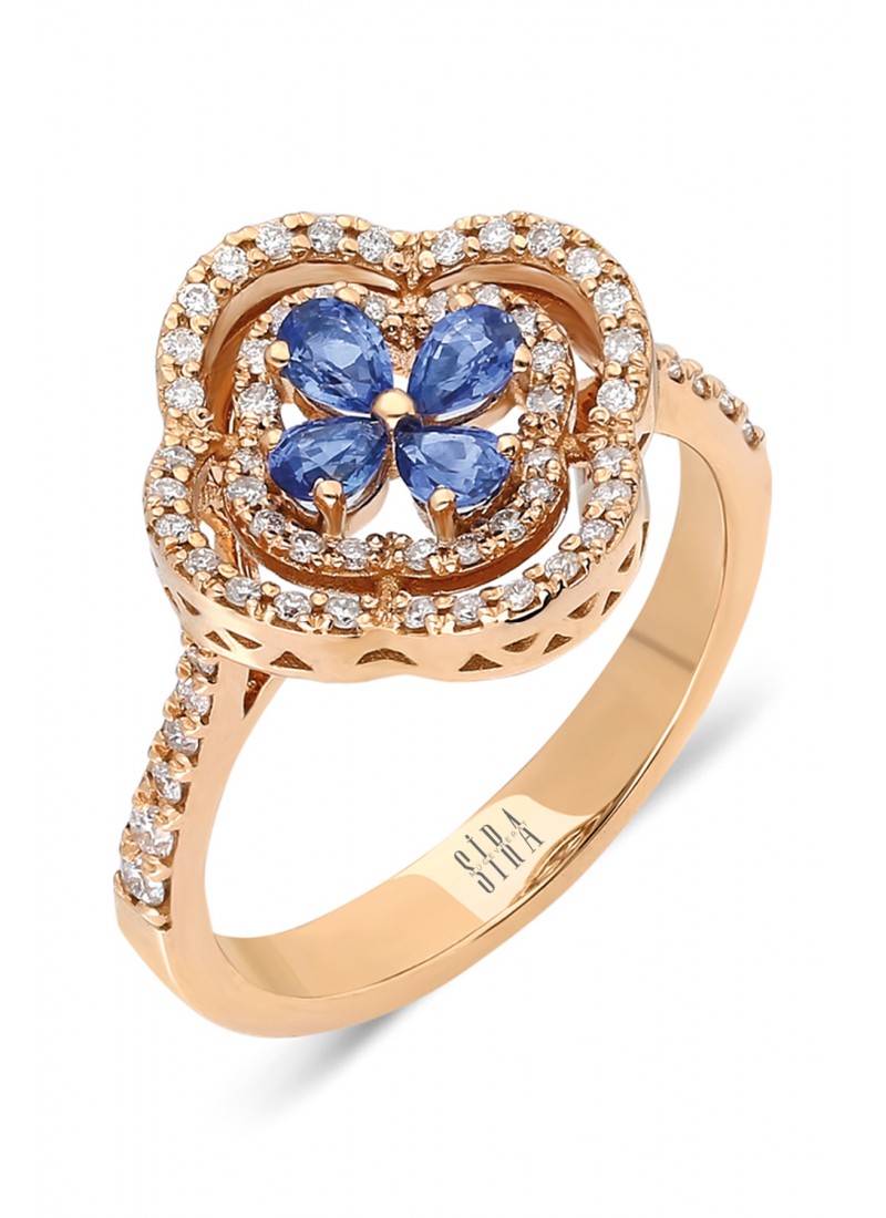 Clover Ring - Rose