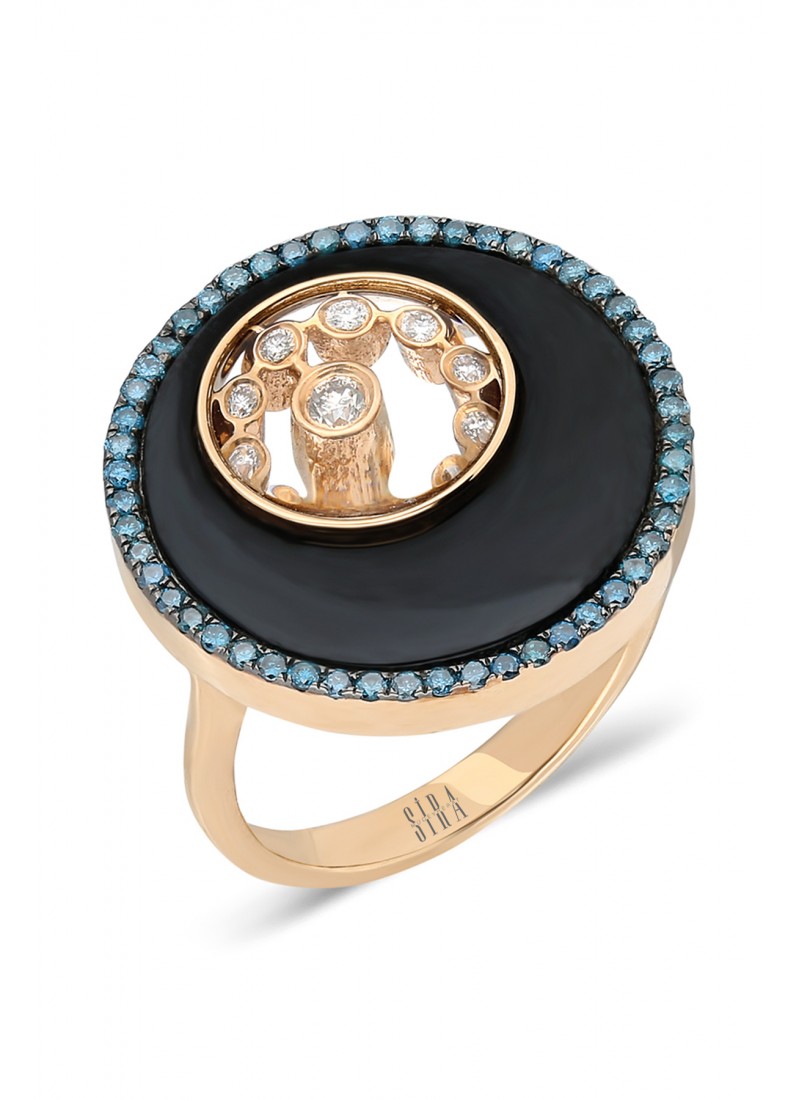 Half Moon Ring - Rose