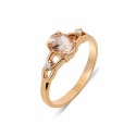 Oval Morganite Yüzük - Rose