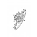 Snowflake Ring - White Gold
