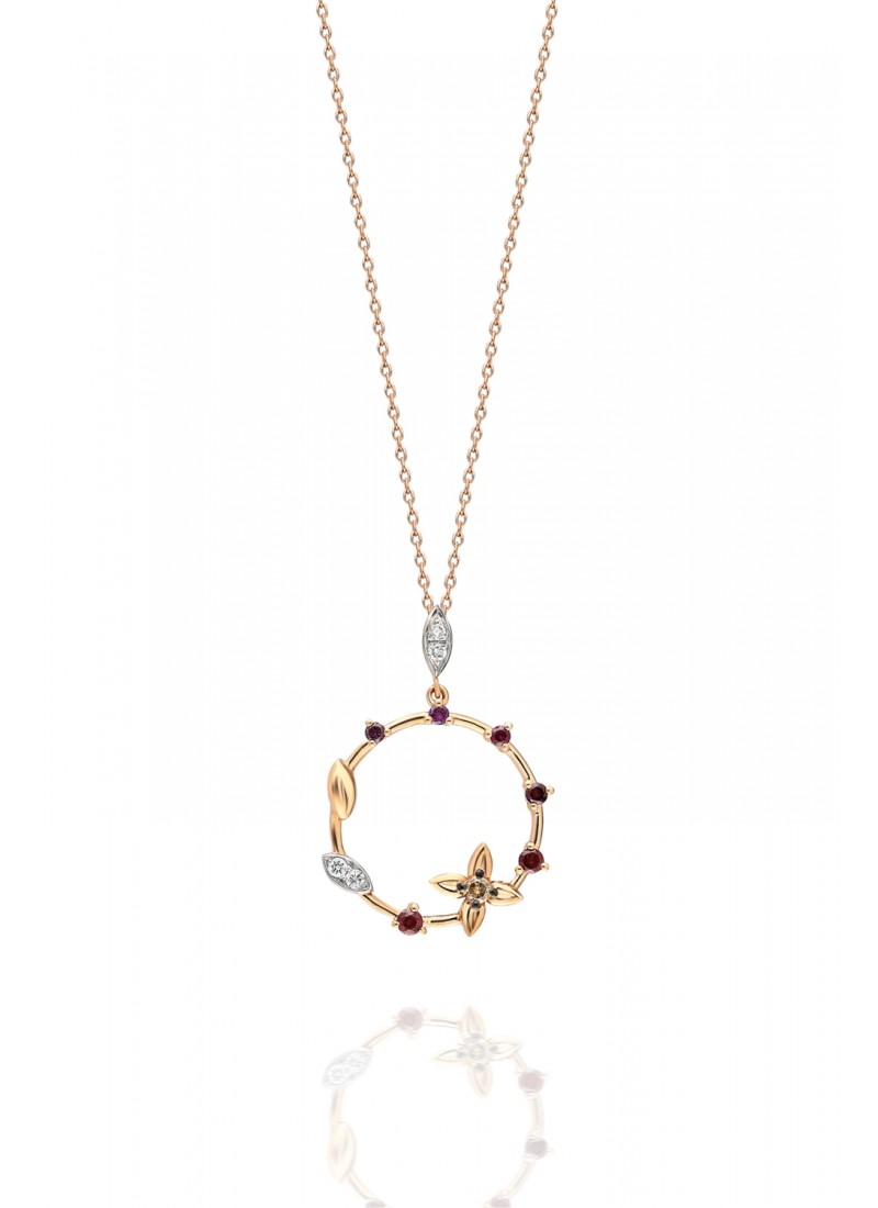 Daisy Necklace - Rose