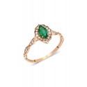 Emerald Ring - Rose