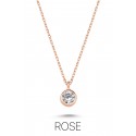 Clover Necklace - Rose